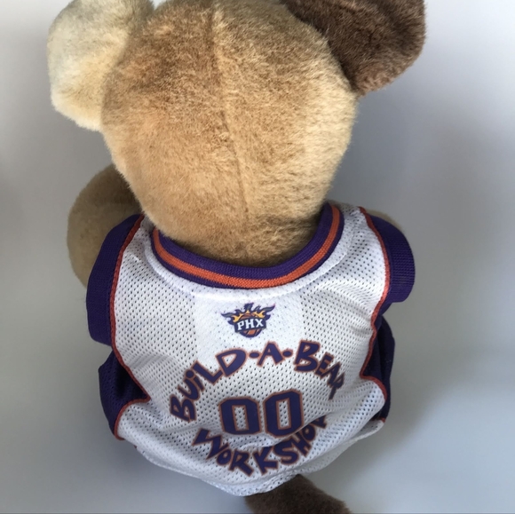 Phoenix Sun NBA Build A Bear Brown Puppy Dog Plush with Jersey - Picture 3 of 5